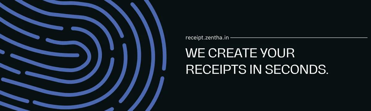 Receipt Generator Mockup